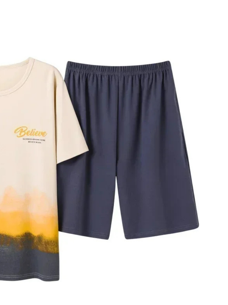 Pyjama Short Homme Oursff