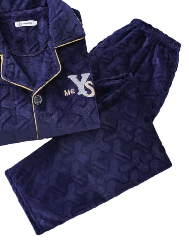 Pyjama Polaire Homme Violet