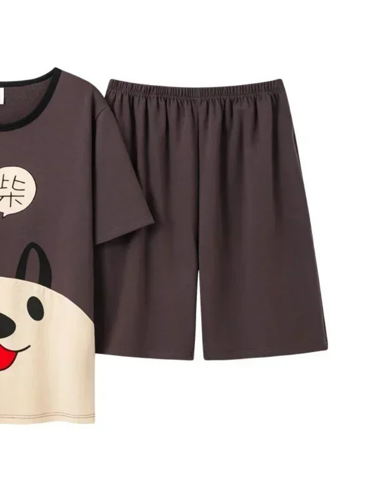 Pyjama Short Homme Rigolo