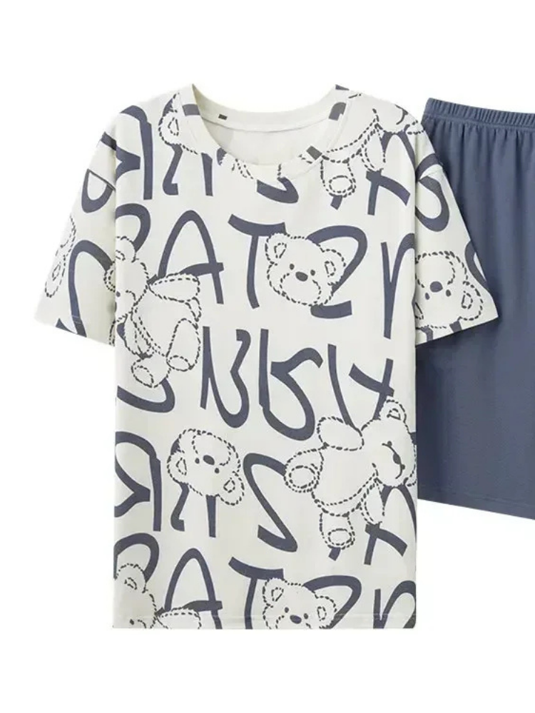 Pyjama Short Homme Enfantin