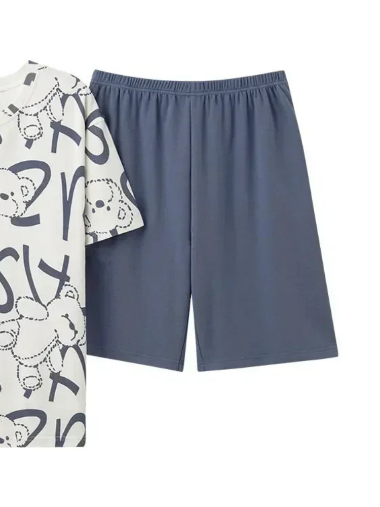 Pyjama Short Homme Enfantin