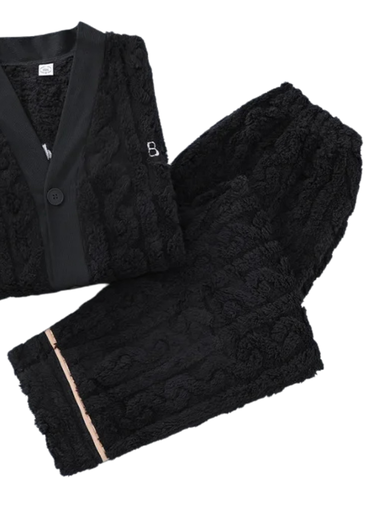 Pyjama Polaire Homme Noir