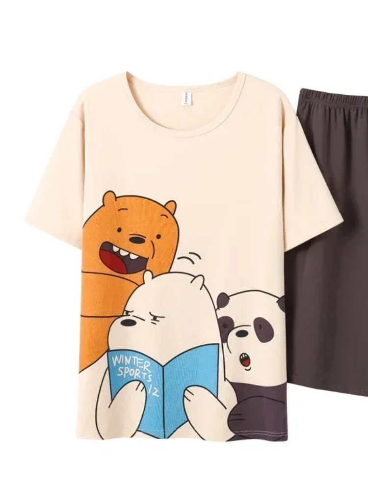 Pyjama Short Homme Lecture