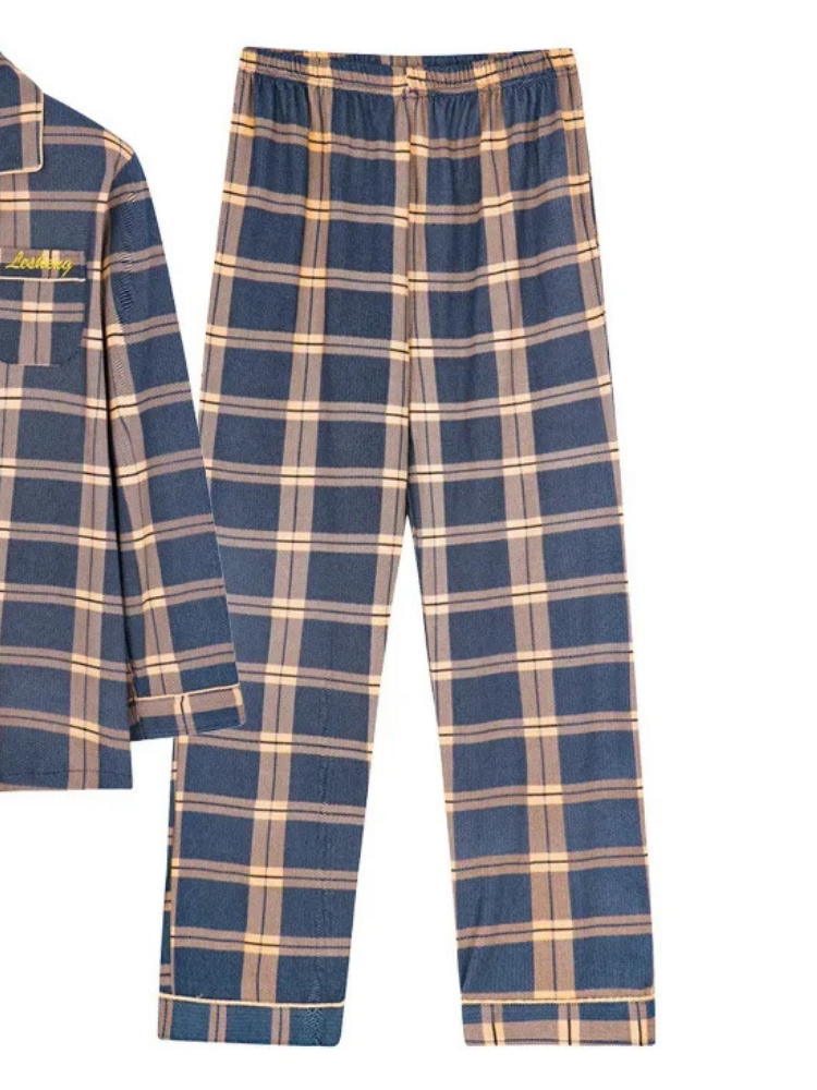 Pyjama Homme Hiver à Carreaux
