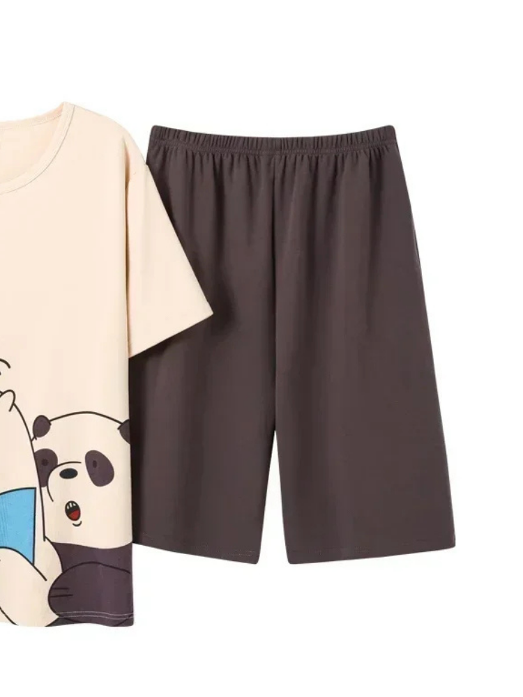 Pyjama Short Homme Lecture