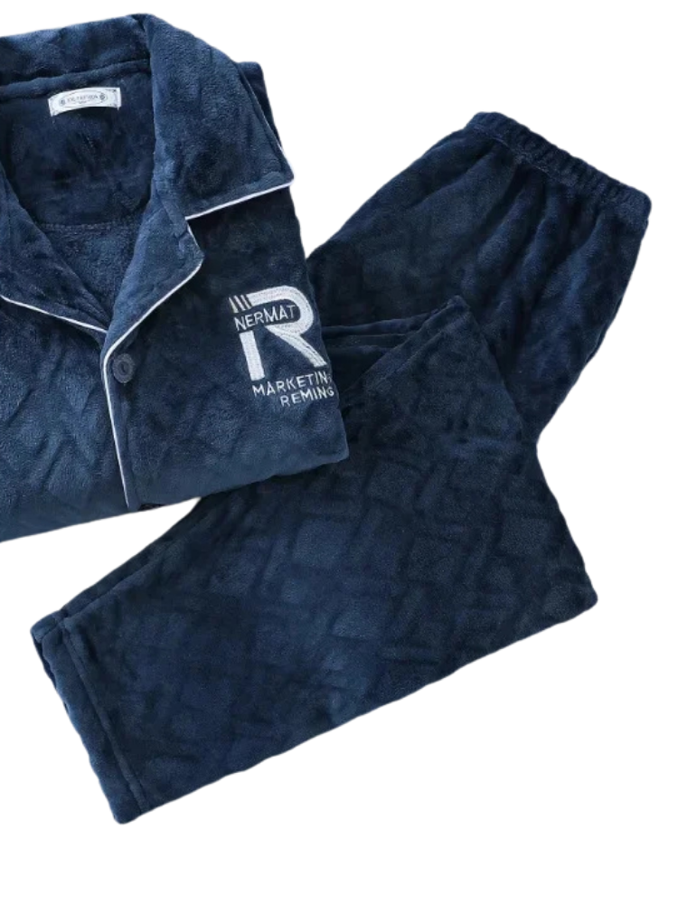 Pyjama Polaire Homme Bleu