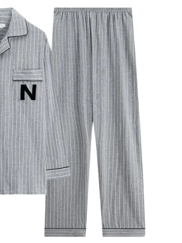 Pyjama Homme Hiver Gris