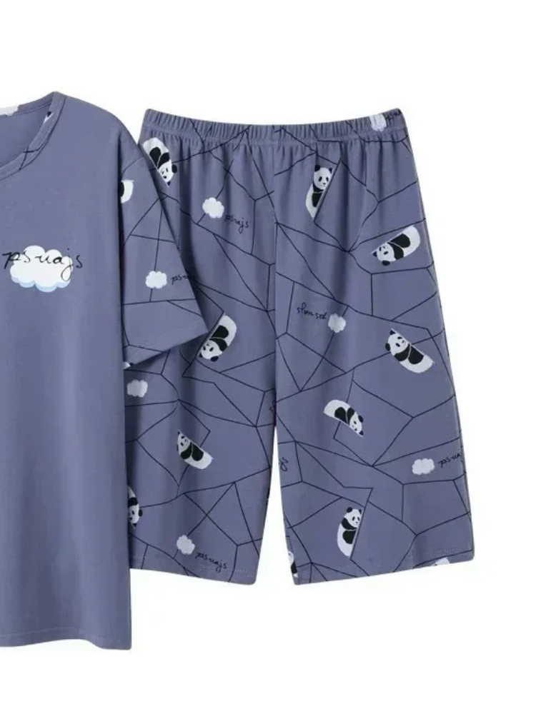 Pyjama Short Homme Panda