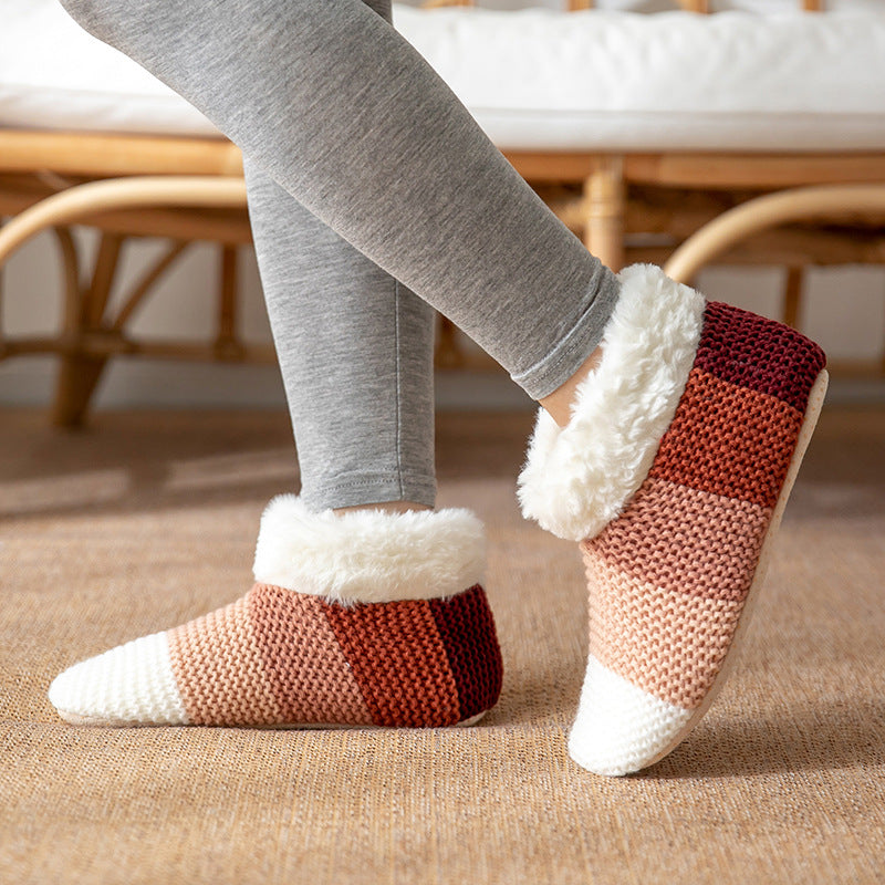Chaussons Chaussettes rayées