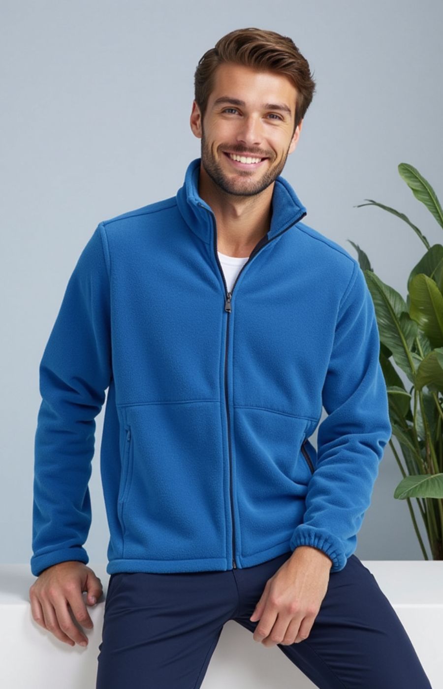 Veste polaire d'intérieur pour homme