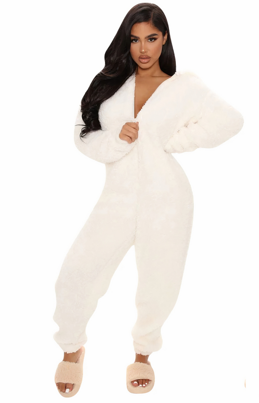 Combinaison Pilou Femme Blanc