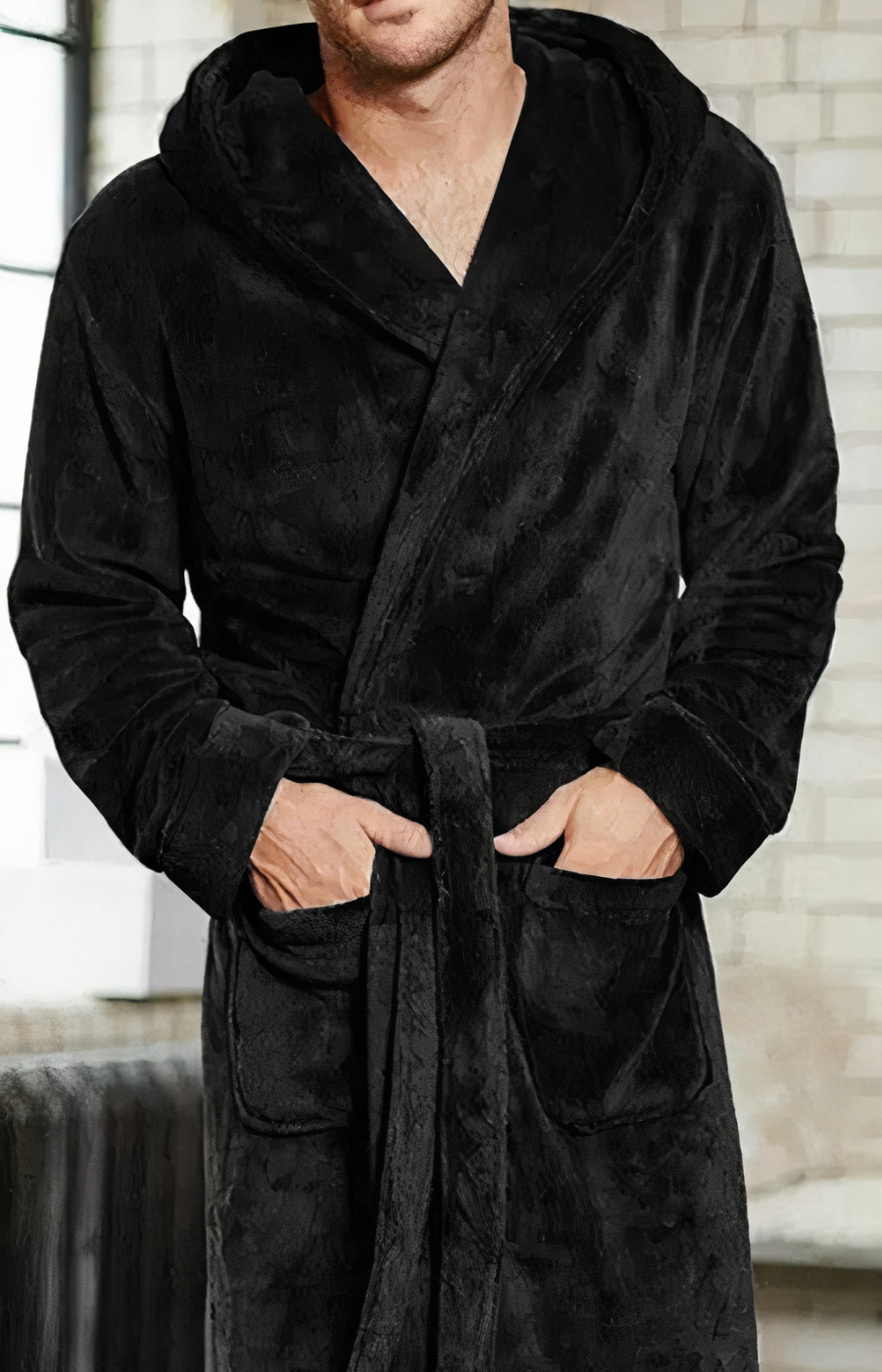 Peignoir homme pilou pilou