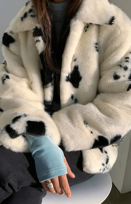 Veste Tacheté En Pilou Femme