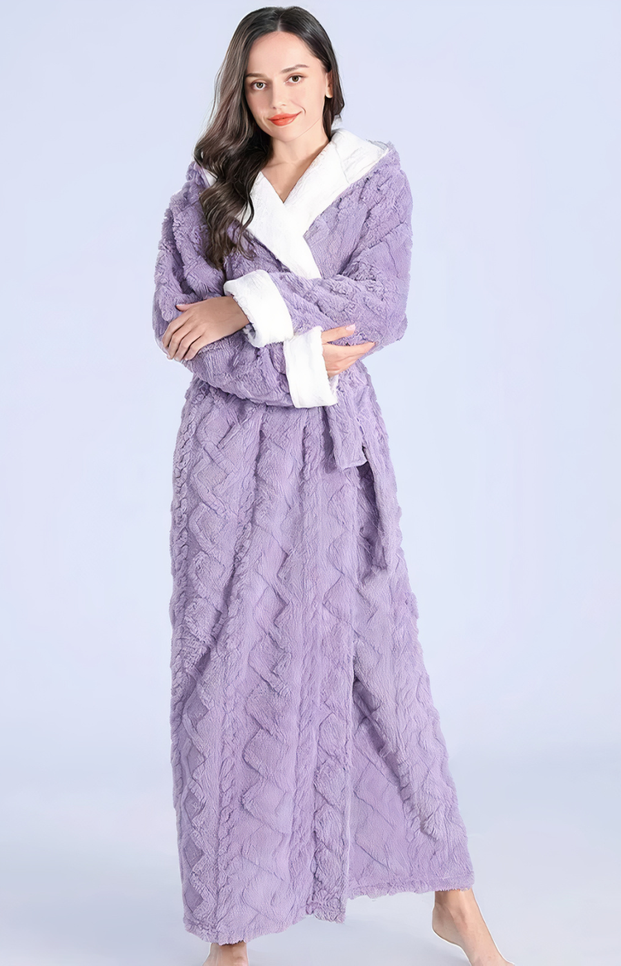 Femme Peignoir long en Pilou