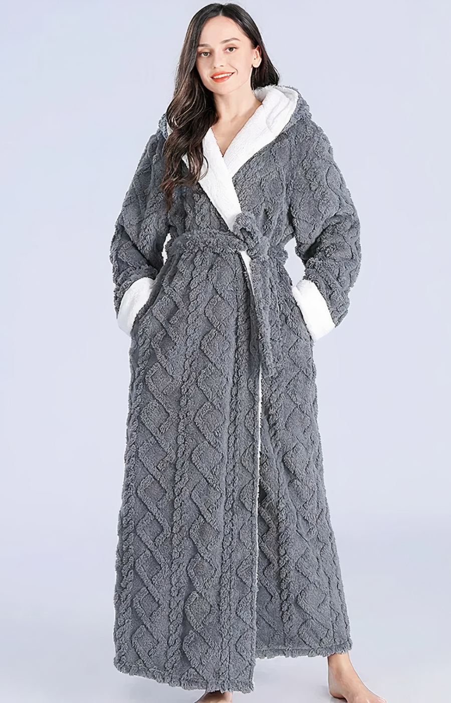 Femme Peignoir long en Pilou