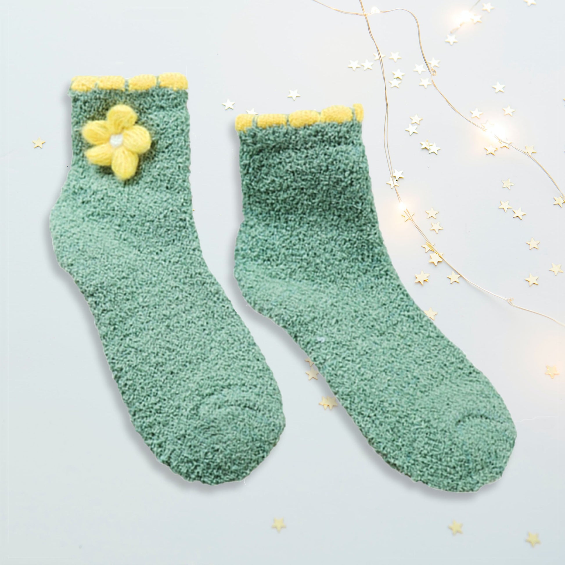 Chaussette en pilou duveteuse