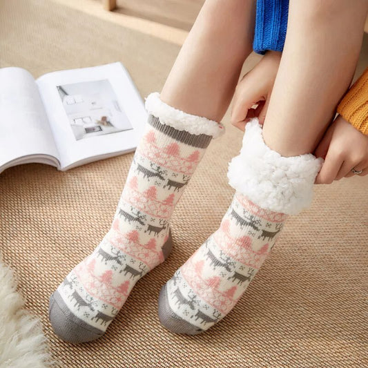 Chaussettes Pilou Pilou les rennes de Noël