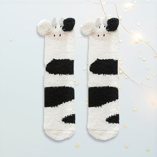 Chaussette pilou pilou vache