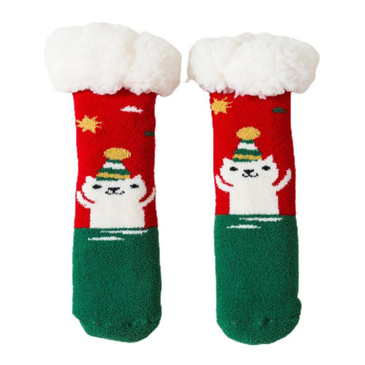Chaussette Polaire Noel Femme