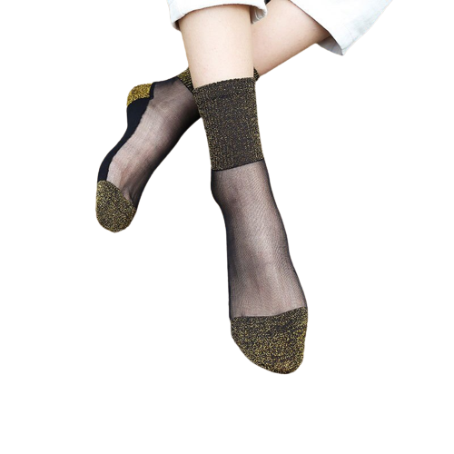 Jolies Chaussettes Femme Paillettes