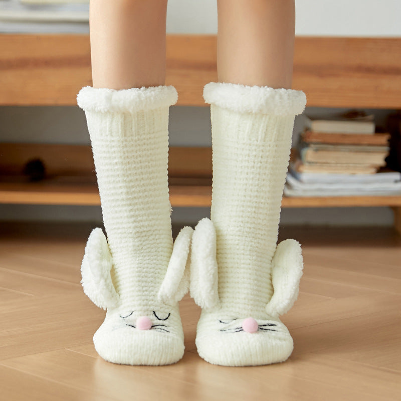 Chaussons Chaussettes lapin