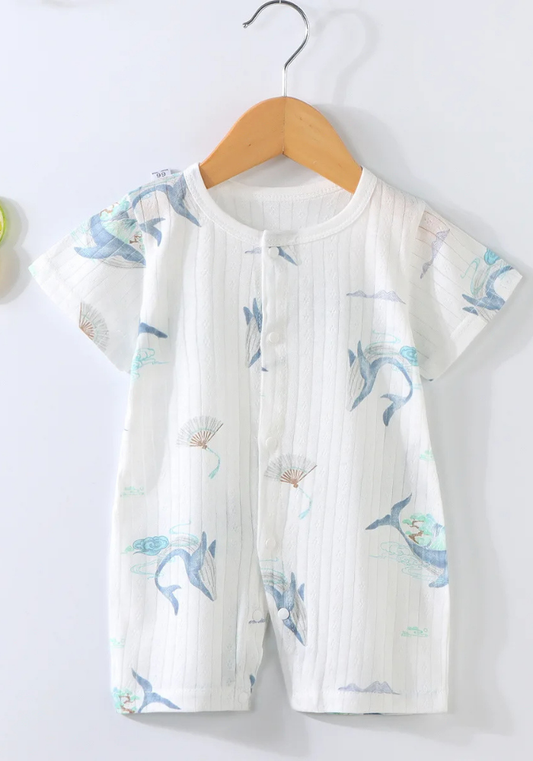 Pyjama Bébé Été Baleine