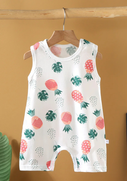 Pyjama Short Bébé Été Ananas