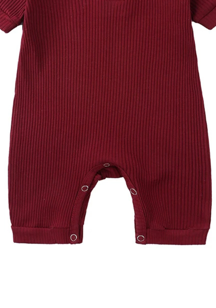 Pyjama Bébé Été Rouge Bordeaux