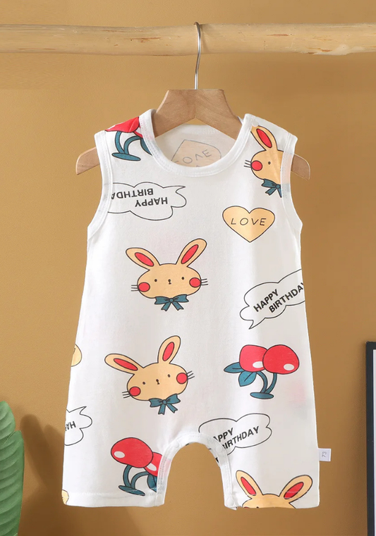 Pyjama Short Bébé Été Anniversaire