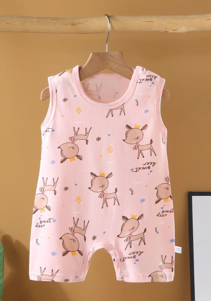 Pyjama Short Bébé Été Biche