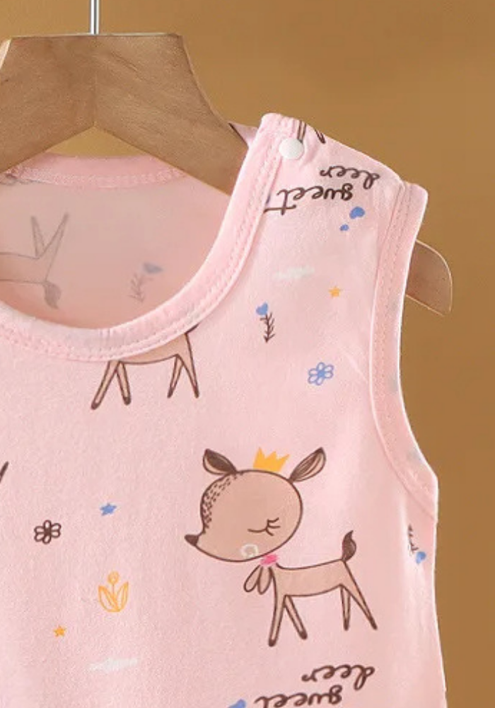 Pyjama Short Bébé Été Biche