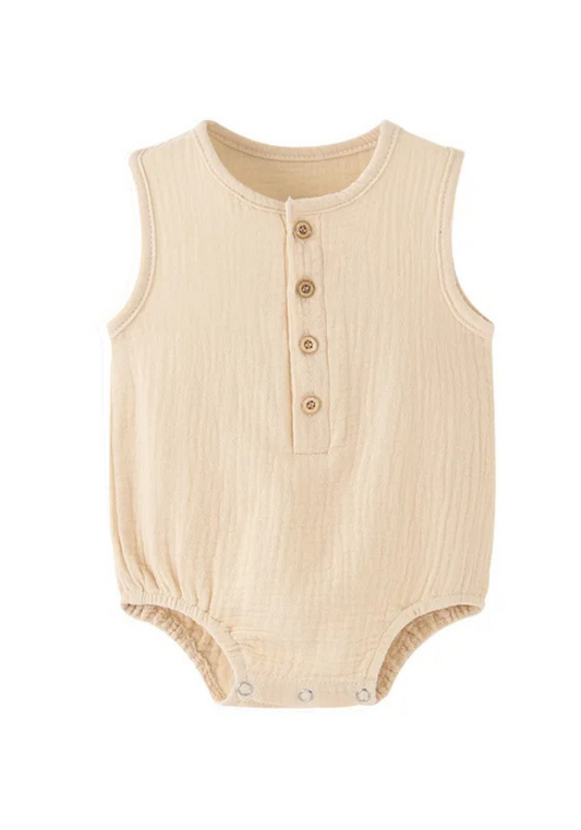 Pyjama Bébé Été Beige