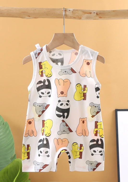 Pyjama Short Bébé Été Animaux