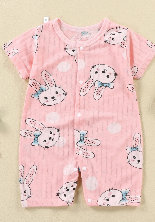 Pyjama Bébé Fille Été Lapin