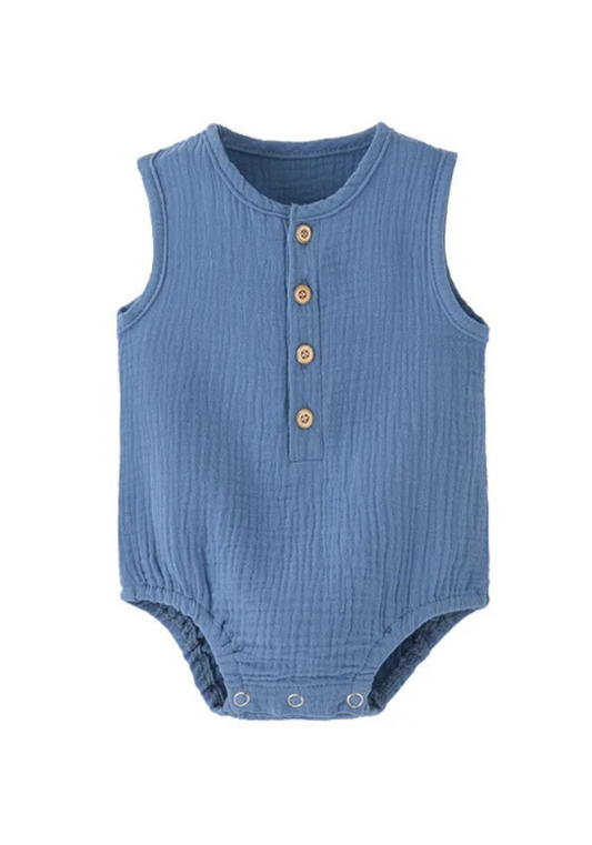 Pyjama Bébé Été Bleu