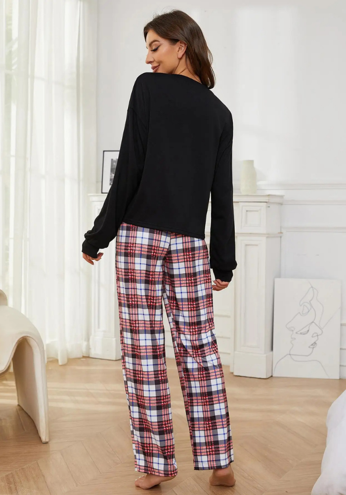 Pyjama Carreaux Classique Femme