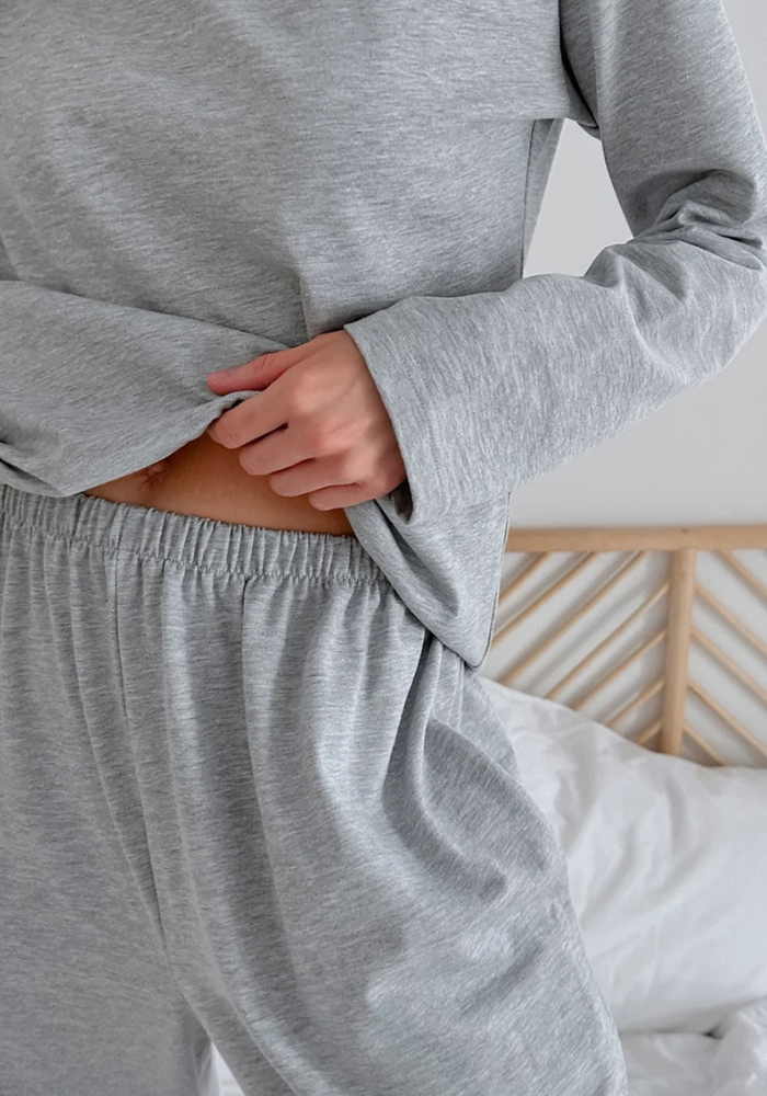 Pyjama Oversize Gris Femme