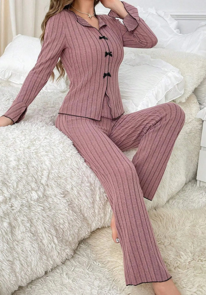 Pyjama Rose Poudré Femme