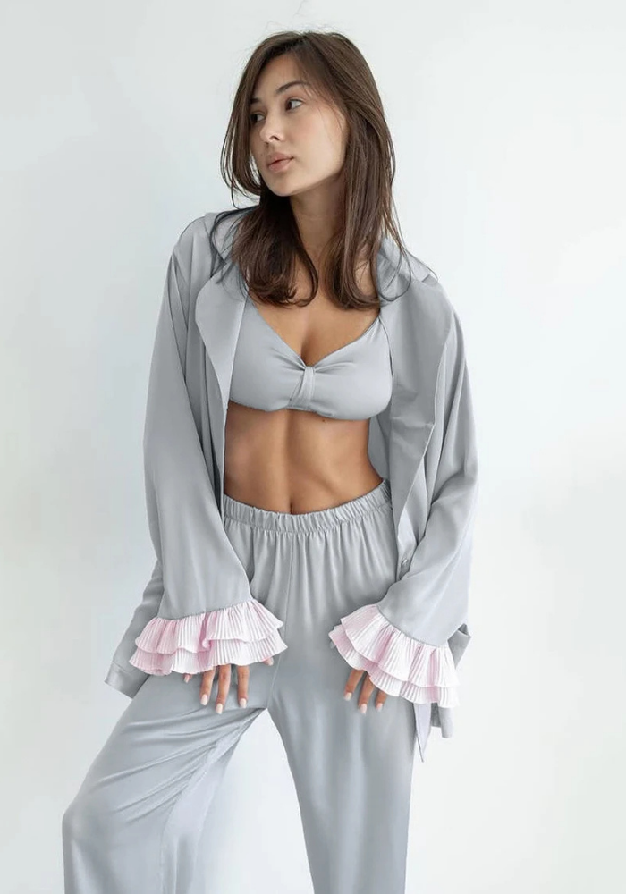 Pyjama Gris Tendance Femme
