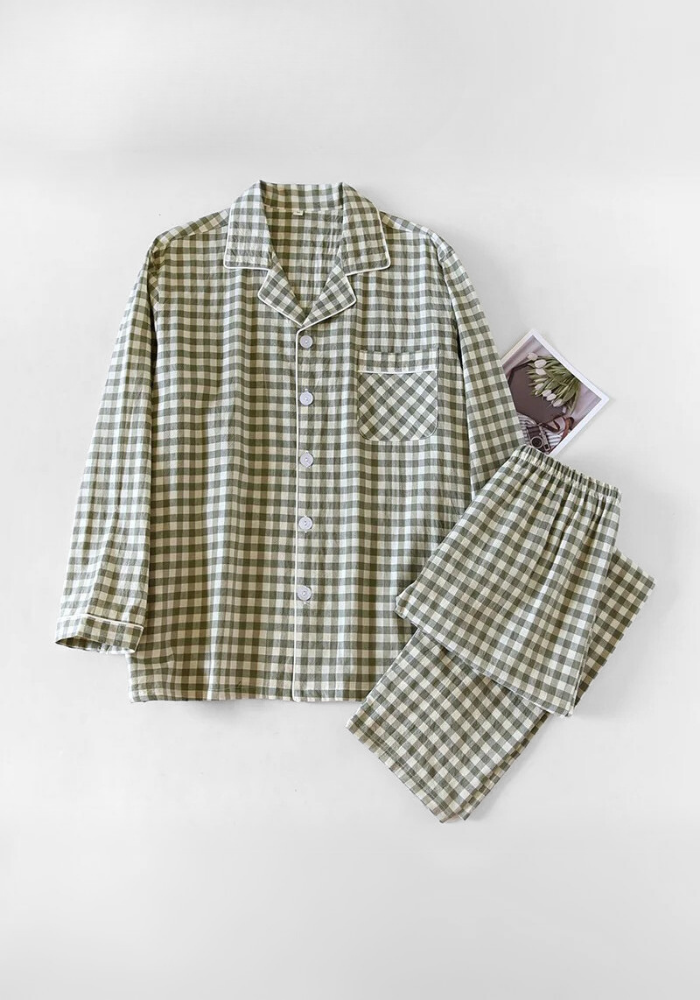 Pyjama Carreaux Traditionnel Femme