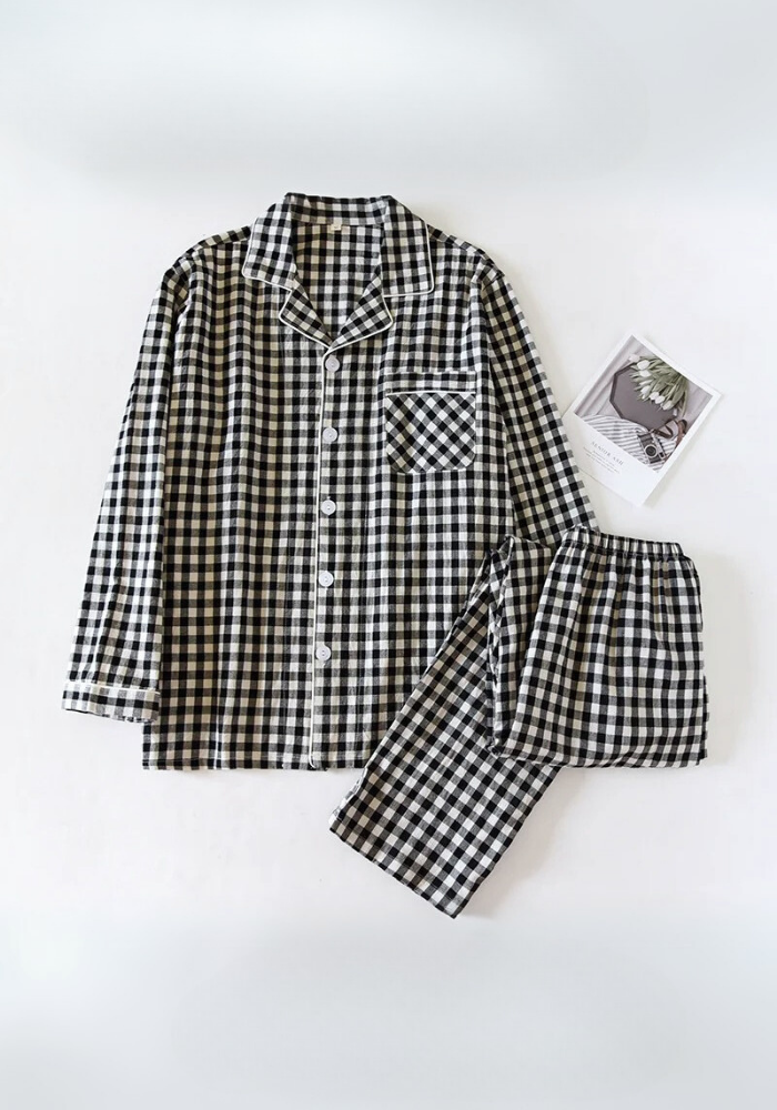 Pyjama Carreaux Traditionnel Femme