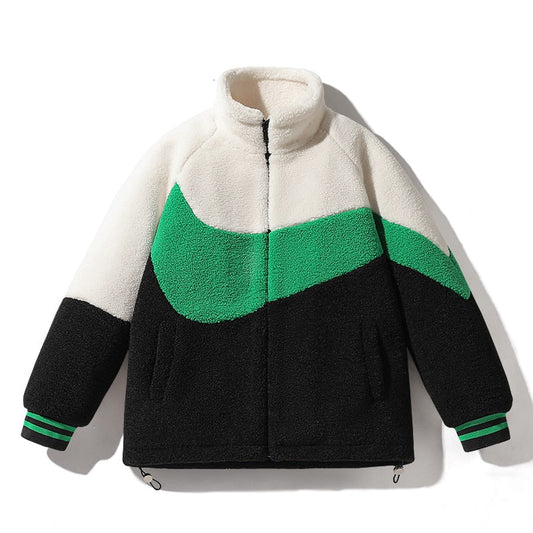 Veste Bi Matiere Pilou Homme