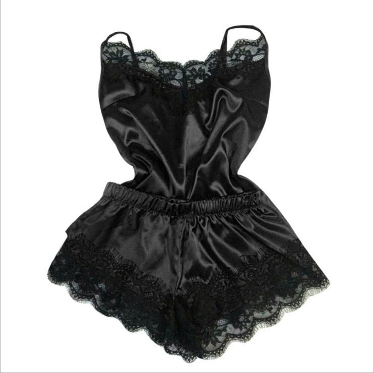 Pyjashort Femme Soie
