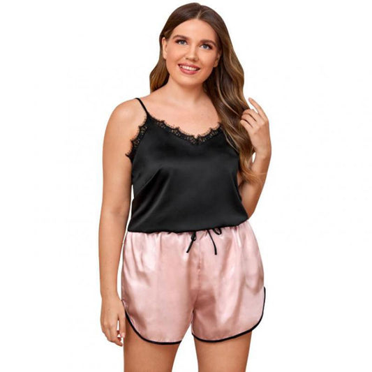 Pyjashort En Satin Femme