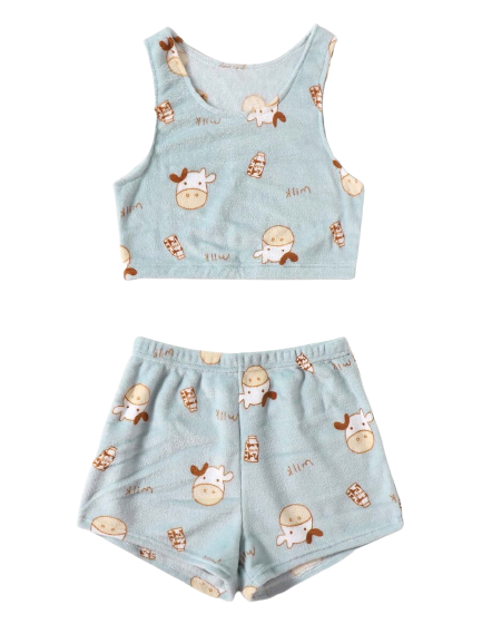 Pyjashort Femme Sexy