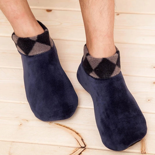Chaussettes Chaussons bleu