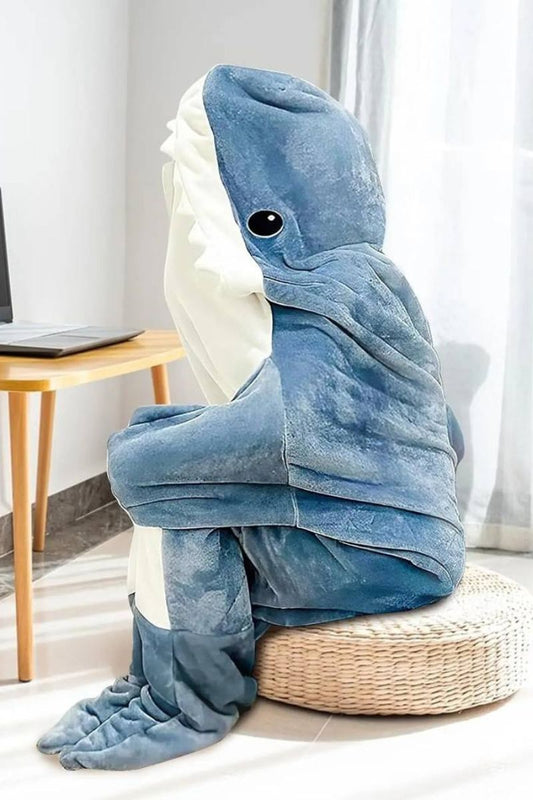 Combinaison plaid pyjama requin