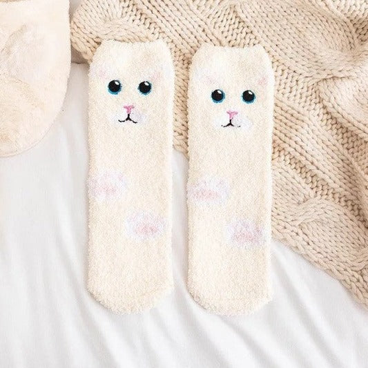 Chaussette pilou pilou lapin