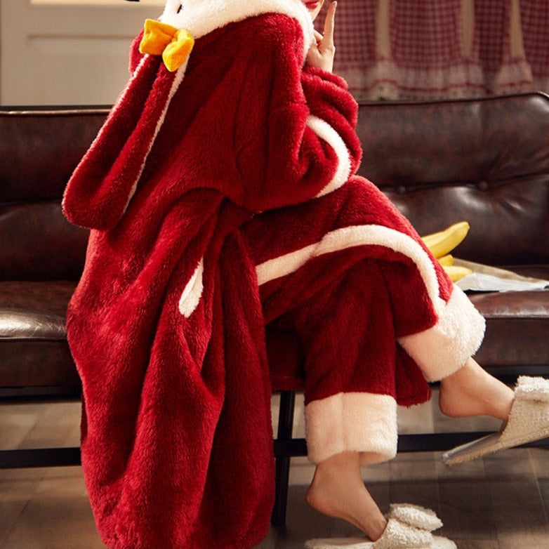 Pyjama pilou pilou femme noël