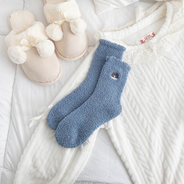 Chaussette pilou chauffante
